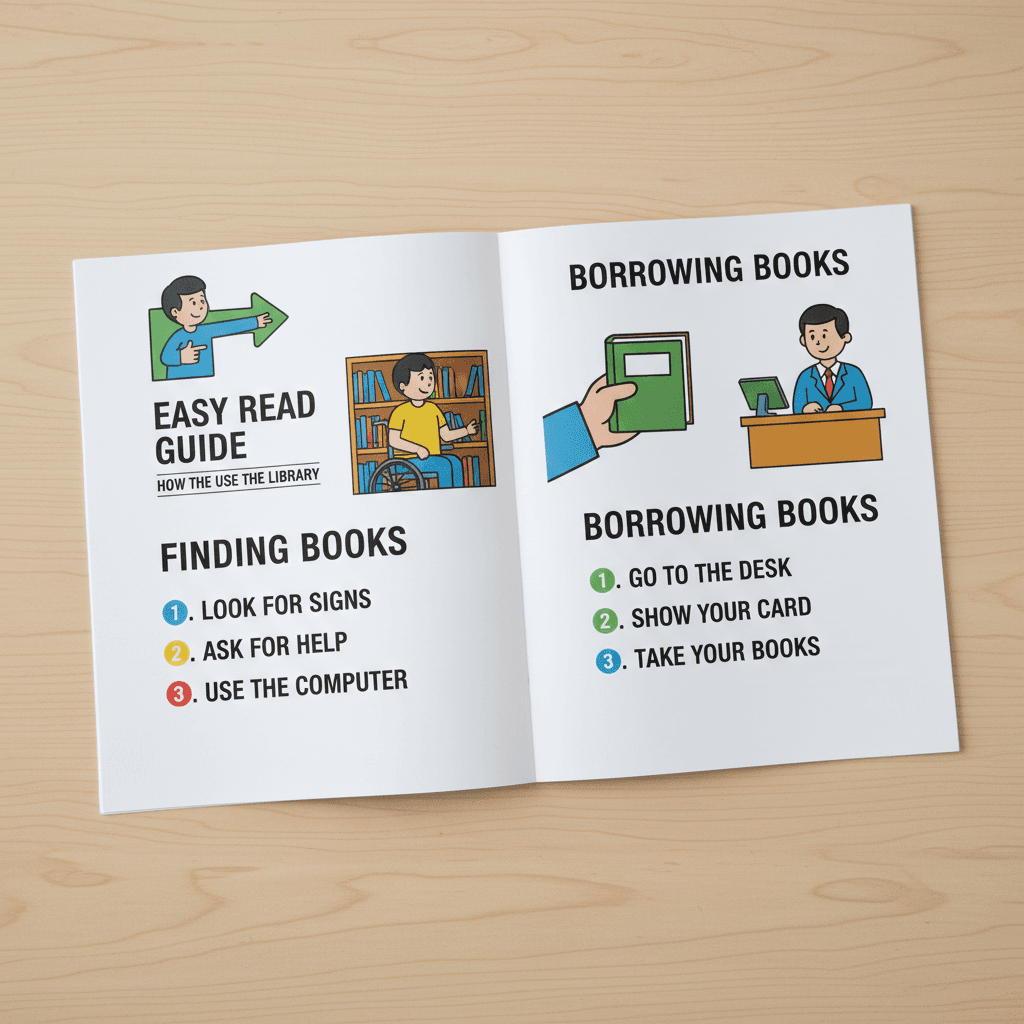 Easy Read guide with clear text and illustrations