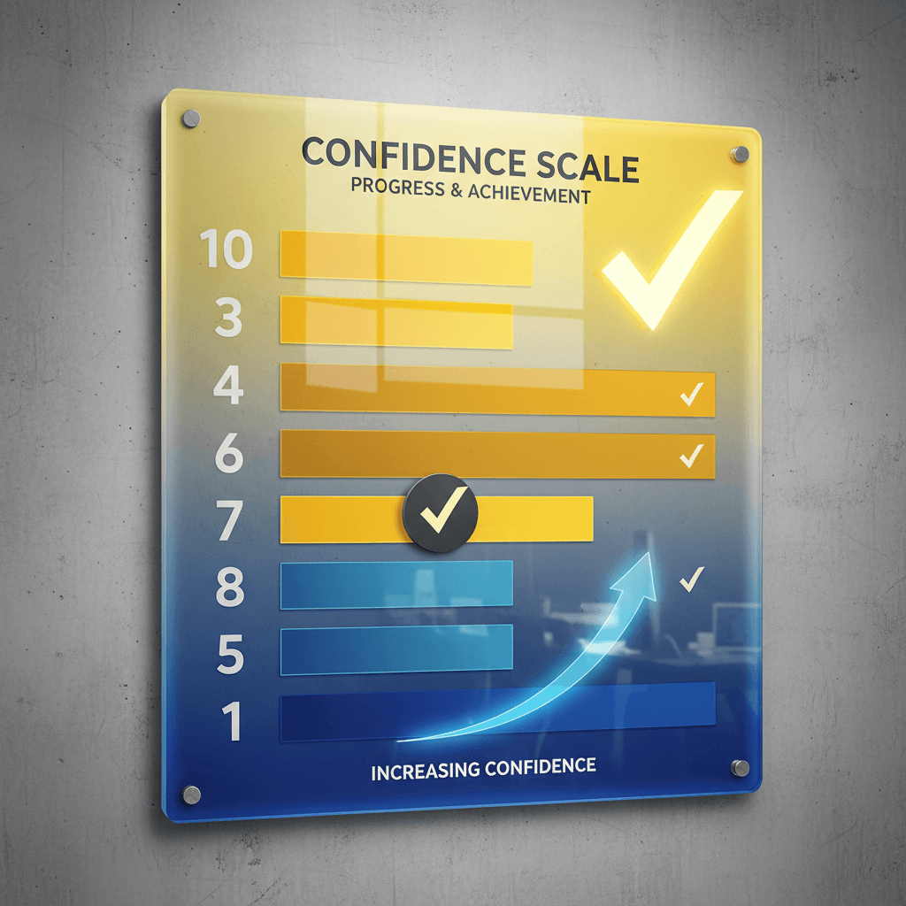 Confidence Ruler tool for measuring self-advocacy readiness
